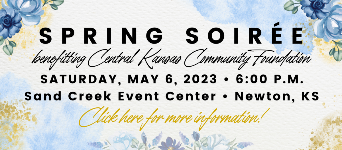 CKCF Spring Soirée on Saturday, May 6 at 6 PM, Sand Creek Event Center, Newton